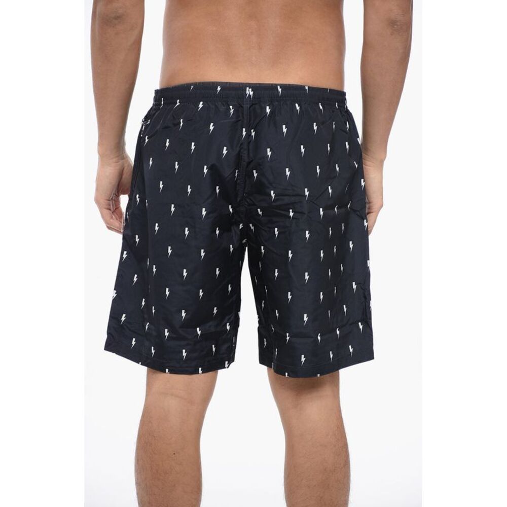 Nylon Boxer MICRO BOLTS Swim Trunks - Picture 3 of 5